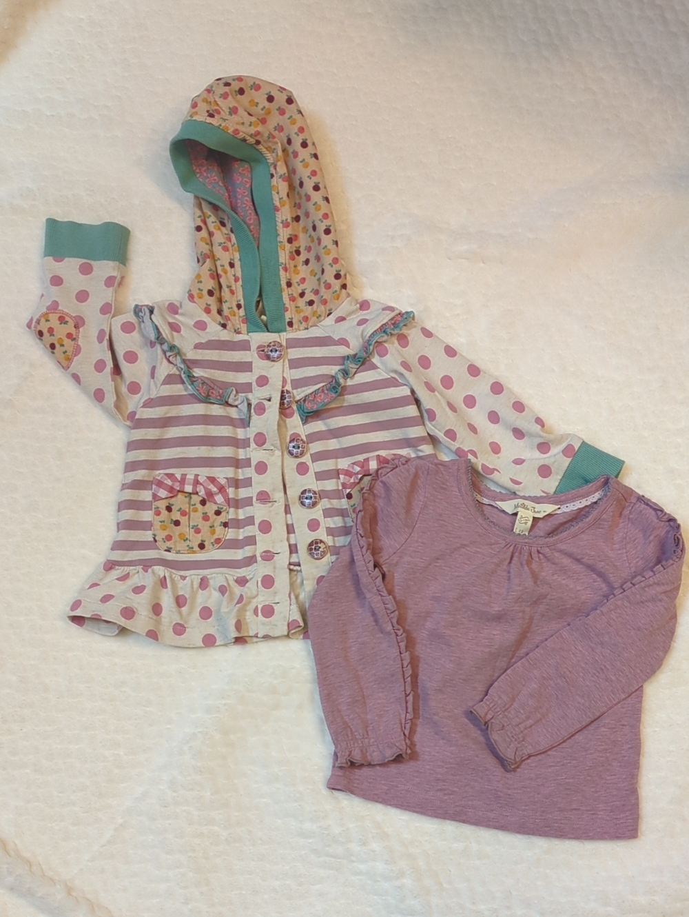 Matilda Jane Ruffle Sweatshirt & Shirt Set